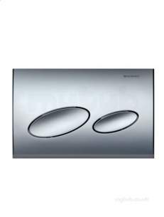 Geberit Commercial Sanitary Systems -  Kappa20 Flush Plate Gloss Chrome