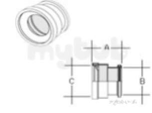 110mm Adaptor To Thick Wall Clay Uca41