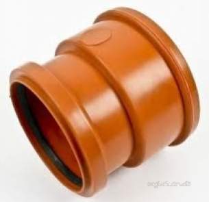 Polypipe Underground Drainage -  160mm Thick Cly Sckt/pvc Sckt Adap Ug696