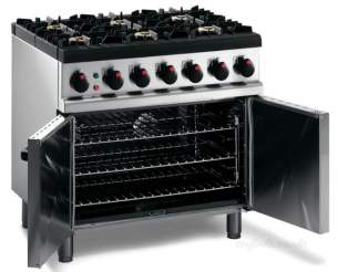 Lincat Appliances -  Lincat Od7007/p 6 Burner Dual Fuel Range