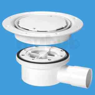 Mcalpine Waste traps overflow -  Mca Two-piece Valve Gully Wh Cover