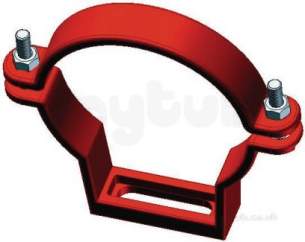 Ensign Soil -  50mm Pipe Bracket Single Fixing Ef048