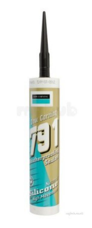 Alumasc Rainwater Products -  Black Silicone Sealant 310cc Ss991561