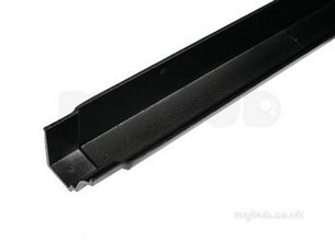 Alumasc Rainwater Products -  Plain 4 Inch X3 Inch X6ft No.46 Gutter Mg2/217