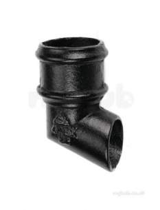 Apex Cast Iron Rainwater -  2.5 Inch Circular Shoe No Ears P25/sh