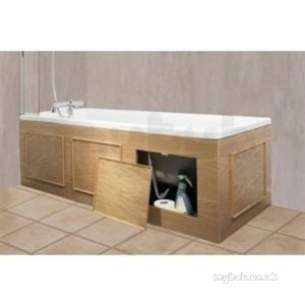 Croydex Bathroom Accessories -  Kingston Light Wood Mdf Bath End Panel Wb685076