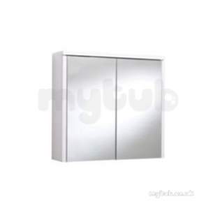 Croydex Mirrors and Cabinets -  Irwell Swivel Double Door Cabinet