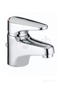 Bristan Brassware -  Jute Basin Mixer Eco6 With Pop Up Waste Ju Bas E6 C - Chrome Plated