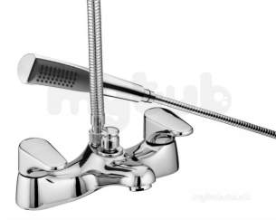 Bristan Brassware -  Jute Bath Shower Mixer Eco6 Ju Bsm E6 C - Chrome Plated