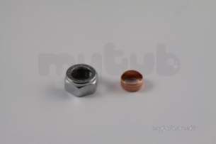 Bristan Spares -  Bristn Compression Nut And Olive 15mm C Mz