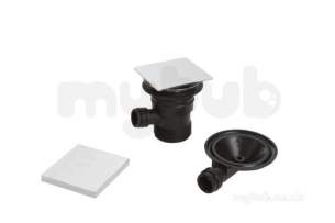 Bristan Brassware -  Bristan Sq Clicker Bath Wasteplusoverflow C