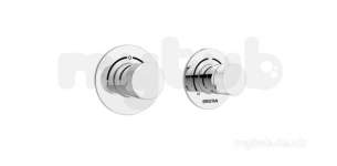 Bristan Showering -  Orb Shower Valve With Integral Two Outlet Diverter Chrome Orb Shcdiv C