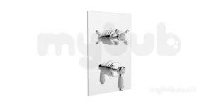 Bristan Showering -  Renaissance Shower Valve With Integral Two Outlet Diverter Chrome Rs Shcdiv C