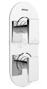 Bristan Showering -  Sail Shower Valve With Integral Two Outlet Diverter Chrome Sai Shcdiv C