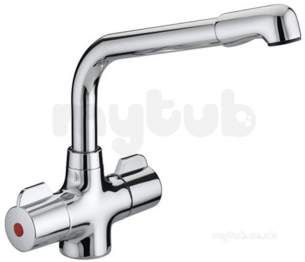 Bristan Brassware -  Manhattan Easyfit Mono Sink Mixer Chrome Mh Sink Ef C