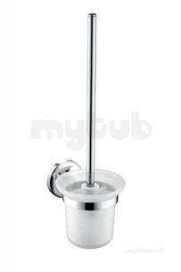 Bristan Accessories -  Solo Wall Hung Toilet Brush Brass Chrome Plated So Whbru C