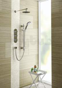 Bristan Showering -  Pivot Recessed Dual Control Shower Pack Chrome Pivot Shwr Pk