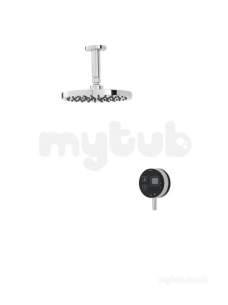 Bristan Showering -  Artisan Evo Digital Ceiling Fed Black