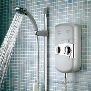 Bristan Showering -  Bristan 10.4kw Electric Shower White