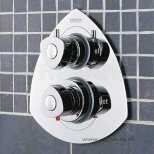 Bristan Showering -  Fusion Thermostatic Conc Shower Valve Cp