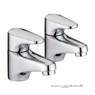 Bristan Brassware -  Bristan Jute Basin Taps Chrome Plated Ju 1/2 C