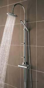 Bristan Showering -  Prism Shower Pole And Integral Diverter