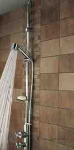 Bristan Showering -  Quadrant Shower Valve And Adj Riser Cp