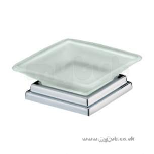 Bristan Accessories -  Qube Free Standing Soap Dish Chrome Plated Qu Fsdish C