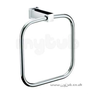 Bristan Accessories -  Bristan Qube Towel Ring Chrome Plated Qu Ring C