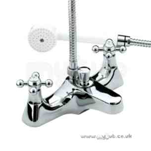 Regency D/mounted Bath/shower Mixer Cp