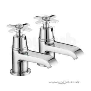 Bristan Brassware -  Bristan Twist Bath Taps Chrome Plated Tw 3/4 C