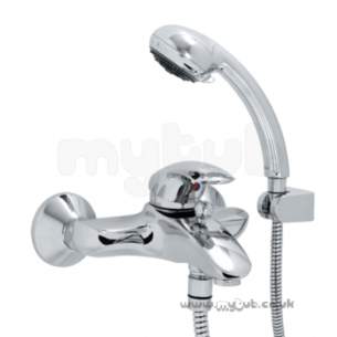 Bristan Brassware -  Jupiter Wall Mounted Bath Shower Mixer Cp