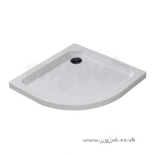 Bristan Showering -  Quadrant Stqw 800 X 800mm Shower Tray Wh