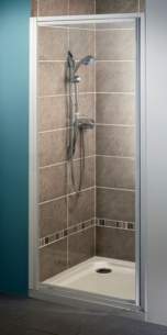 Bristan Showering -  Bristan Jute Jup 900mm Pivot Door White