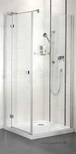 Bristan Showering -  Prism Pmhsl 800mm Hinged Dr For S/pnl Lh