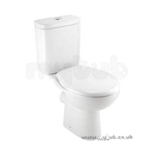 Bristan Accessories -  Bristan Dune Close Coupled Pan White