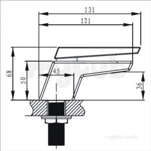 Bristan Brassware -  Bristan Sail Basin Taps Chrome Plated Sai 1/2 C