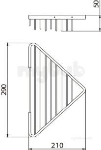 Bristan Accessories -  Bristan Comp Bask05 C Wire Basket