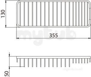 Bristan Accessories -  Bristan Comp Bask02 C Wire Basket