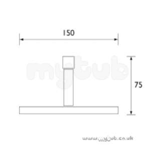 Bristan Showering -  Bristan 100 S/function Fixed Head Cp