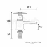 Bristan Brassware -  Bristan Twist Bath Taps Chrome Plated Tw 3/4 C