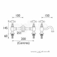 Bristan Brassware -  Bristan Trinity Bridge Basin Mixer Cp