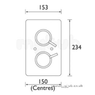 Bristan Showering -  Prism Therm Shower Valve /integral Diverter