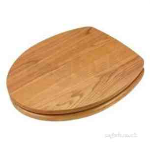 Croydex Bathroom Accessories -  Kingston Light Wood Toilet Seat Wl682576