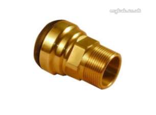 Yorkshire Tectite Fittings -  Tect Pro Tx3 Mi Str Connector 35x1.1/4