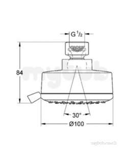 Grohe Shower Valves -  New Tempesta Cosmo Rail Set Ii 600mm 27591000