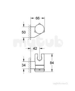 Grohe Shower Valves -  New G3 Soap Tray Borderline Design 4c 27595000