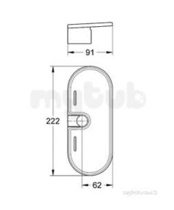 Grohe Shower Valves -  Tempesta Cosmopolitan Shower Bar 900mm 27596000