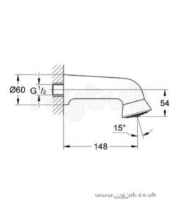 Grohe Shower Valves -  Grohe Relexa 28948 150mm Sports Headshower 28948000