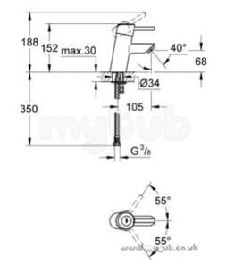 Grohe Grohe Concetto 32240 Single Lvr Mono Basin Mixer